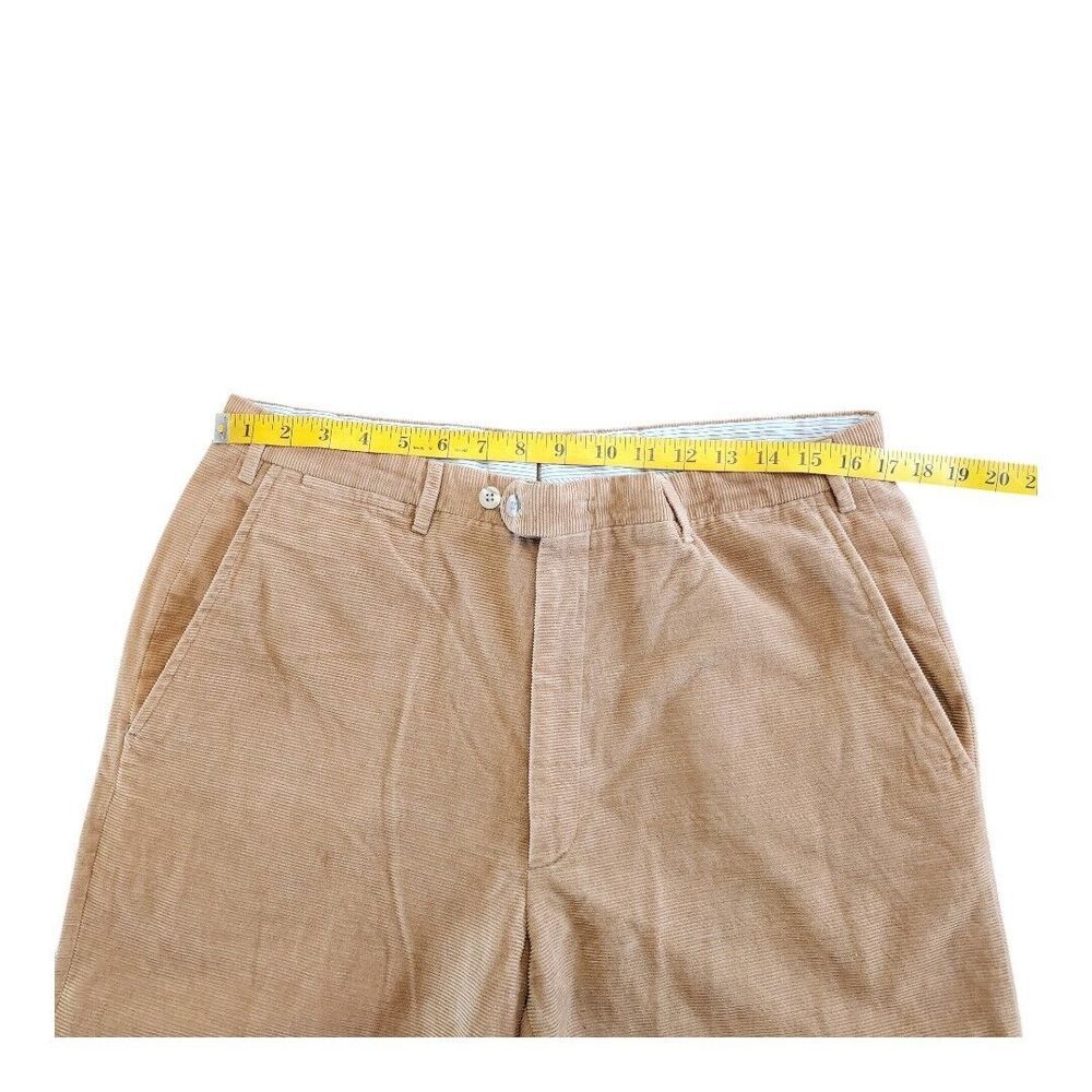 Valentini Mens Corduroy Golf Coastal Pants Made In Italy 100% Cotton Size US 36 - Picture 4 of 10